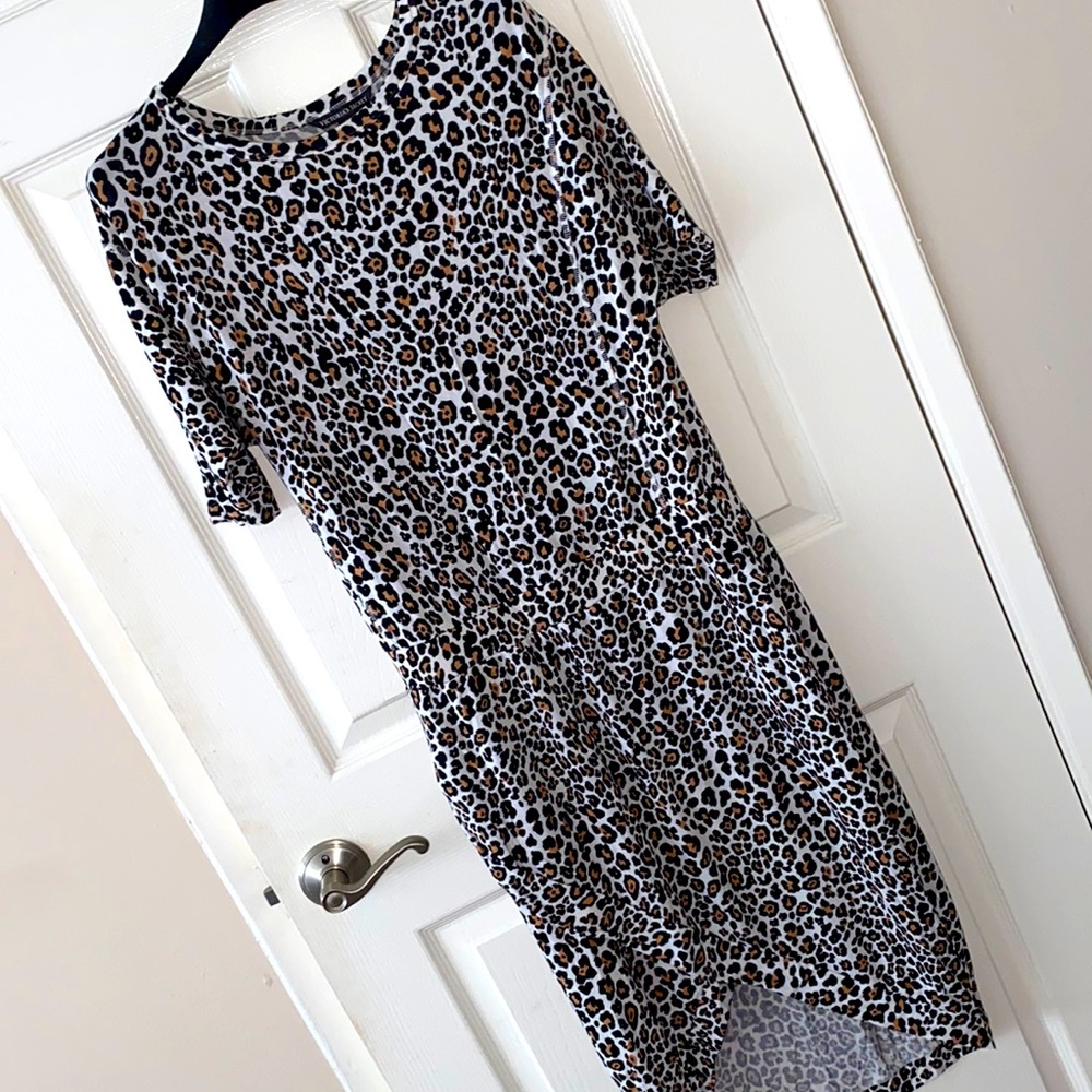 Leopard TShirt Dress